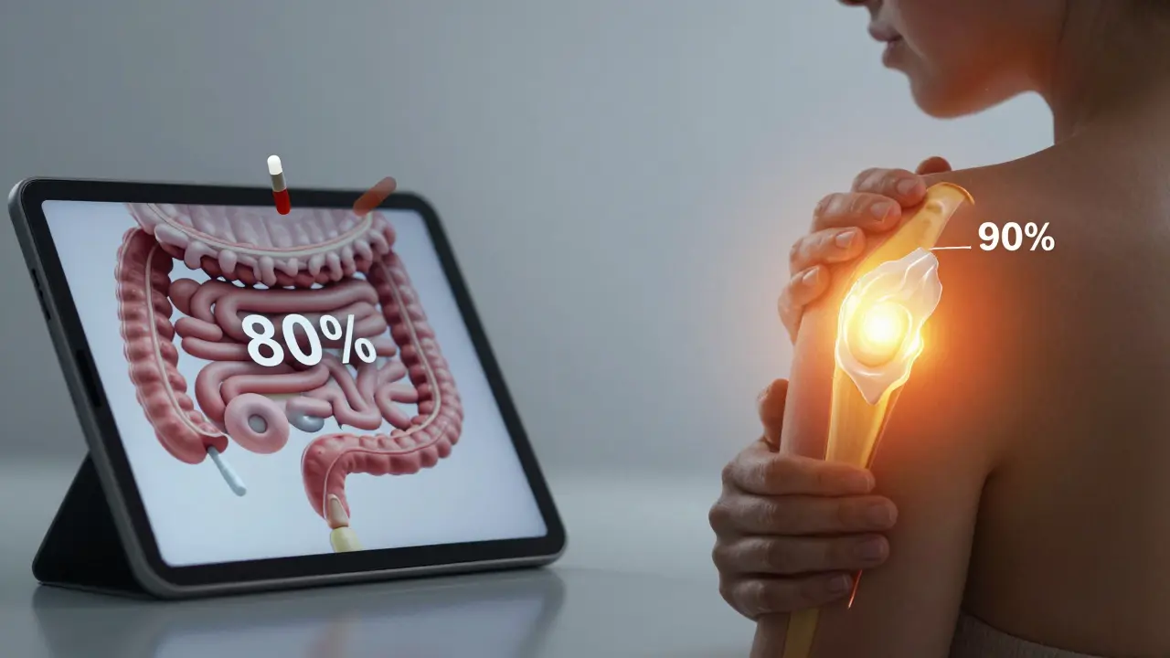 Porovnání účinnosti CBD krému a tablety: lokální vstřebávání vs. ztráta v trávicím systému.