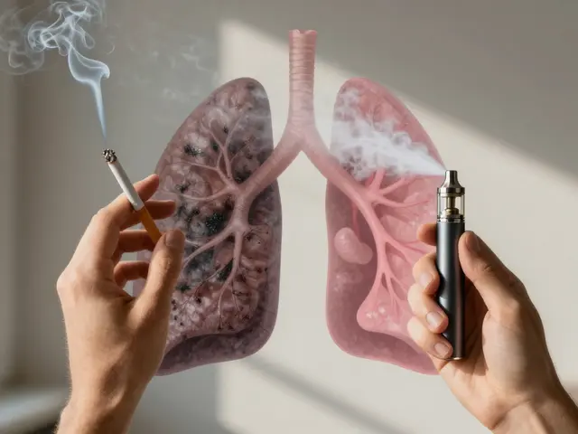 Jak se 5% vape porovnává s cigaretou?