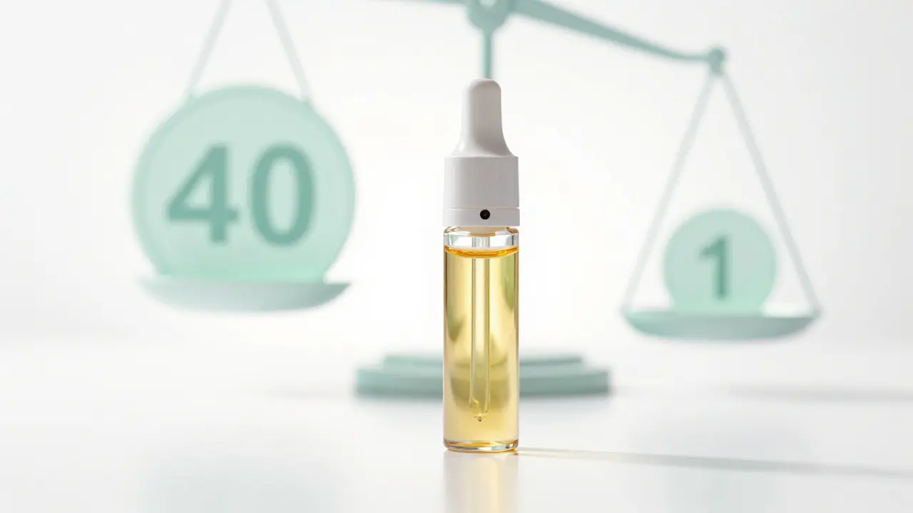 Co znamená poměr 40:1 u CBD vape картuší? Podrobný průvodce