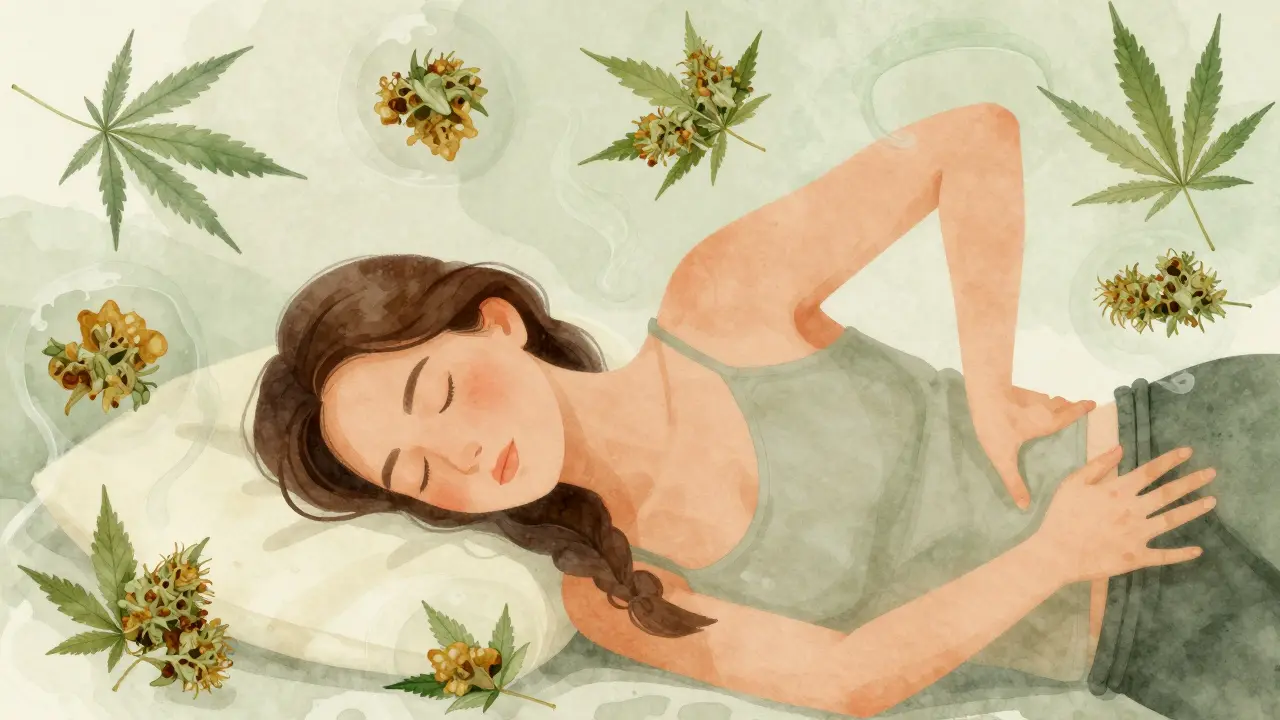 Ilustrace člověka uvolňujícího bolest kloubů přirozenou cestou