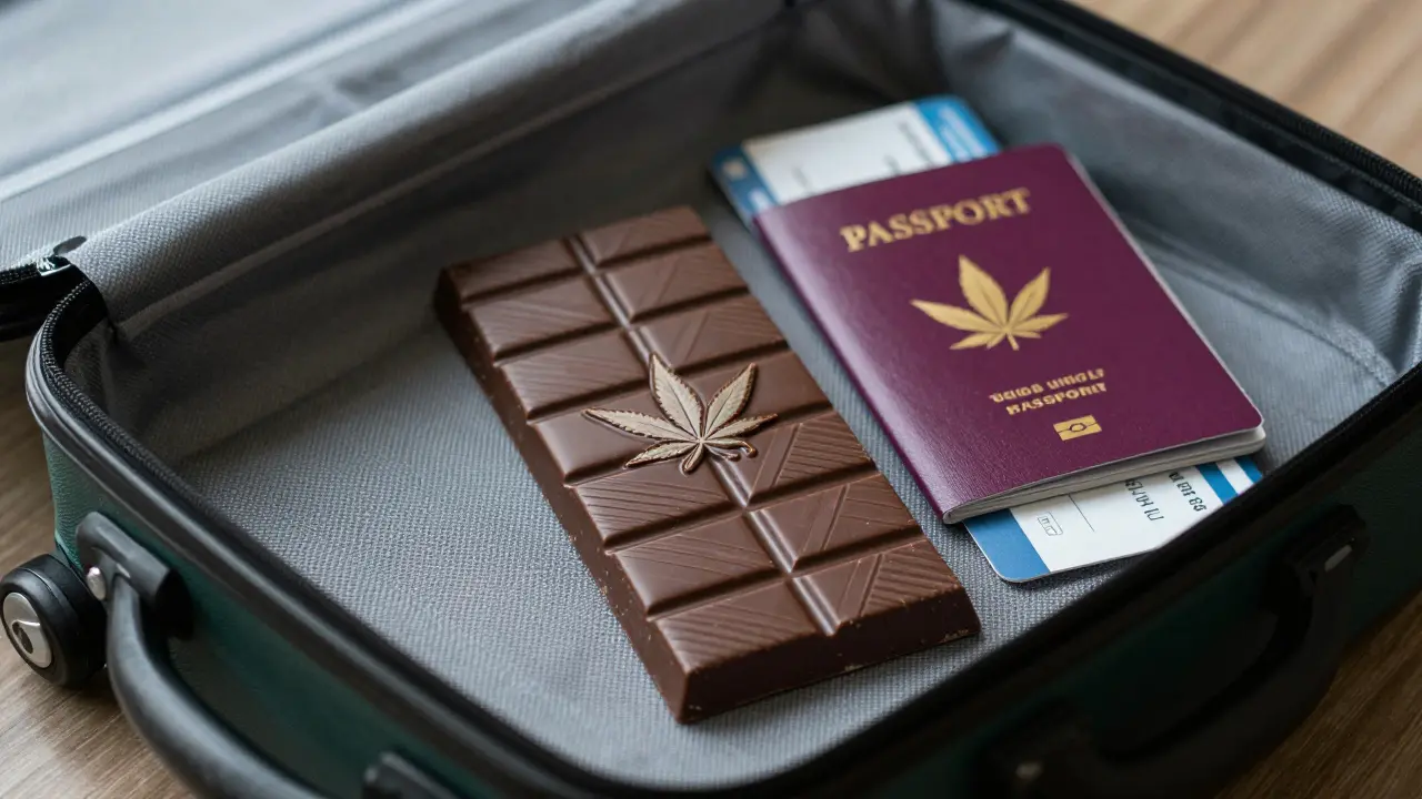 Můžu letět s konopnými čokoládami? Pravidla pro cestování s edible produkty
