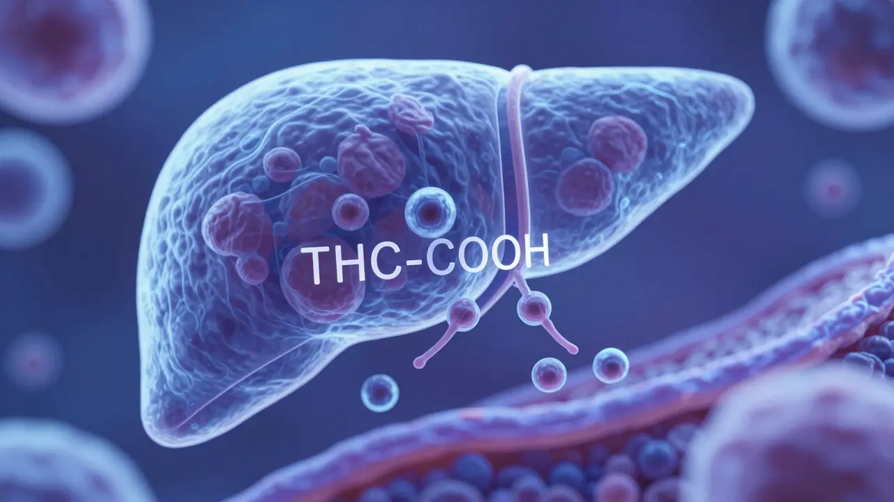 Metabolizace THC v těle a hromadění v tukových tkáních