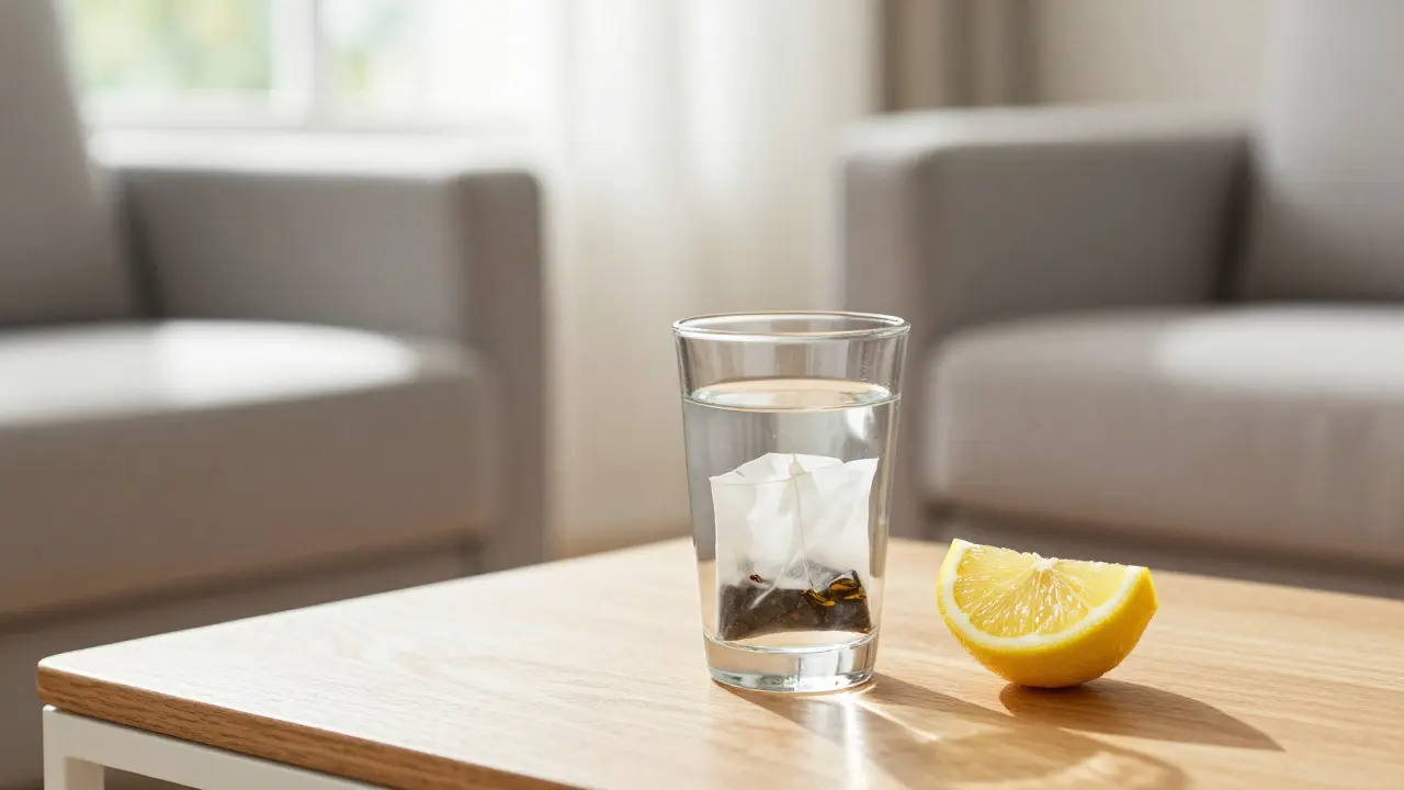 Voda, citron a čaj jako pomoc při přejedení edibles
