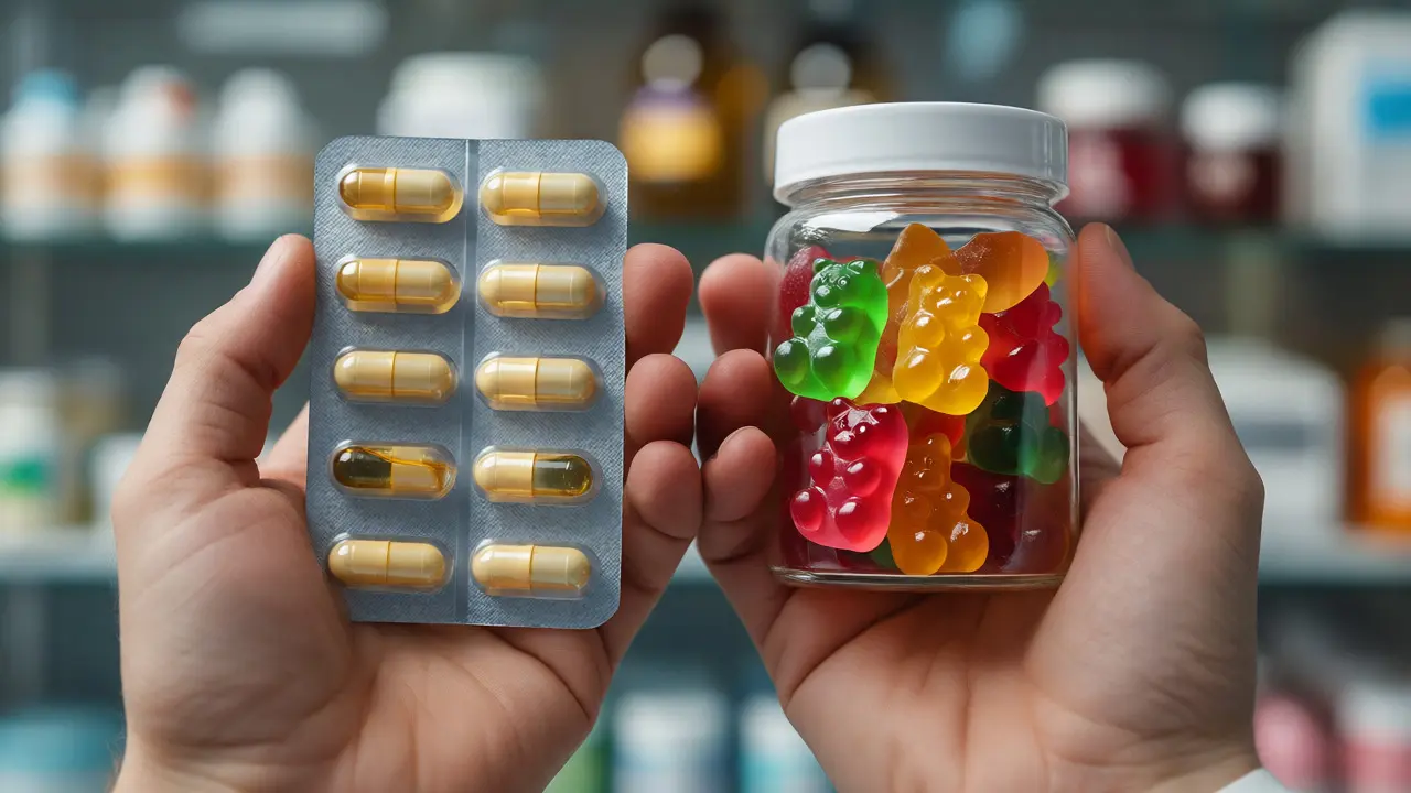 CBD gummies vs. CBD kapsle: Co je lepší a jak se liší?