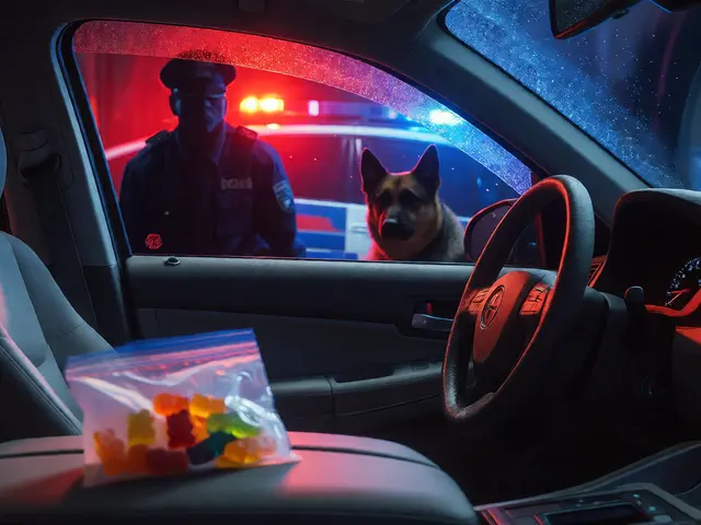 Vycítí policejní pes Delta 8 gummies? Průvodce detekcí konopných produktů