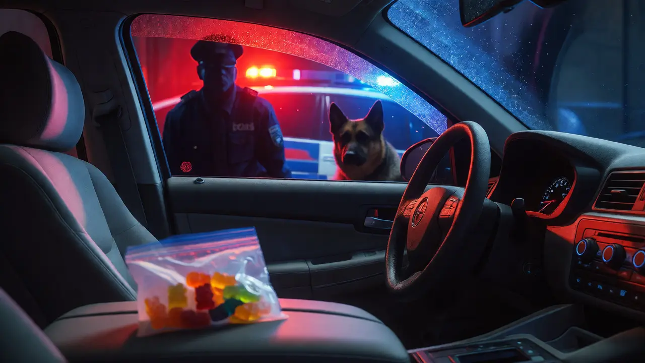 Vycítí policejní pes Delta 8 gummies? Průvodce detekcí konopných produktů